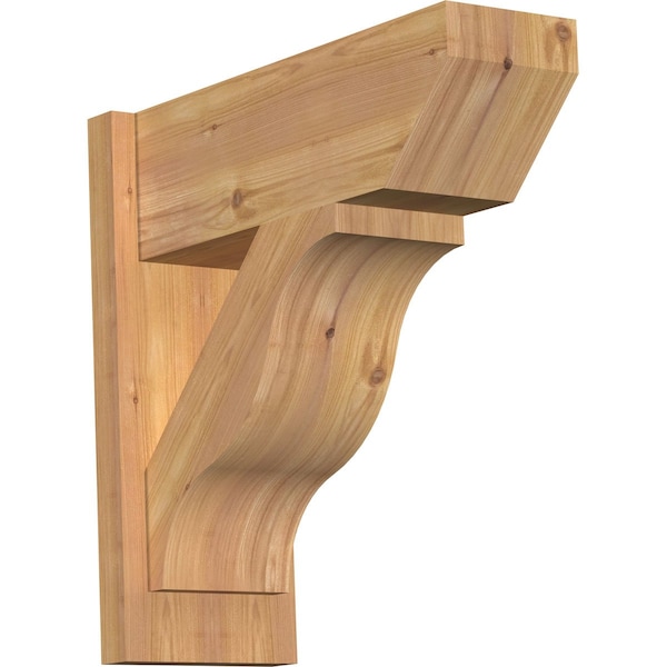 Ekena Millwork Funston Slat Smooth Outlooker, Western Red Cedar, 7 1/2"W x 20"D x 20"H OUT08X20X20FST06SWR - main